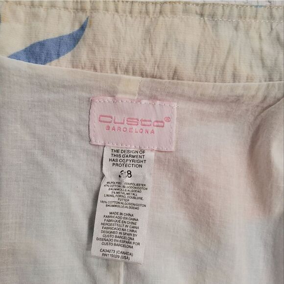 Custo Barcelona Vintage Open Front Jacket Size 38/S - Picture 5 of 10